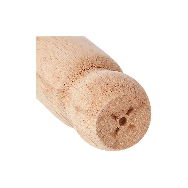 Dexam 17740120 Beech Rolling Pin 15cm, Beige