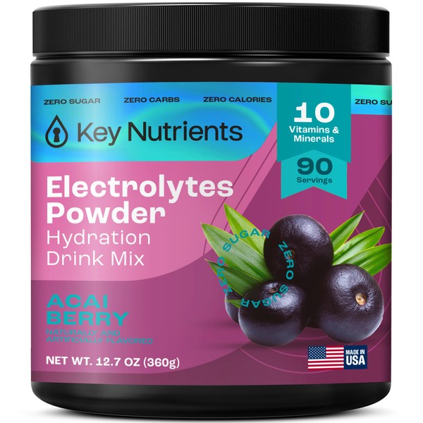 KEY NUTRIENTS KEY NUTRIENTS Multivitamin Electrolytes Powder No Sugar -