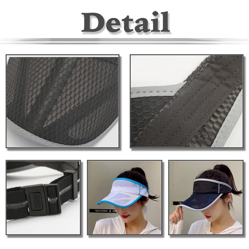 White Fang CA525 Women's Visor Sun Visor, Solid, Logo Hat,