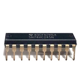 Juried Engineering SN74HC245N SN74HC245 74HC245 Octal Bus Transceivers with 3-State Outputs Breadboard-Friendly IC DIP-20 (Pack of 6)