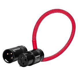 KONDOR BLUE | 8” Straight Low Profile Right Angle XLR Cable | for Cameras, Microphones, Studio Audio,Low Profile, & Adjustable Angle | Red