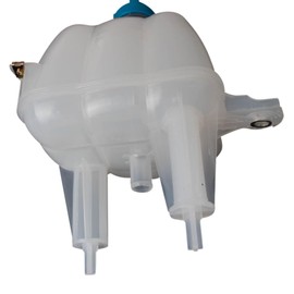 TRQ Radiator Coolant Reservoir Expansion Tank Overflow Bottle Compatible with 2014-2021 Ram ProMaster 1500 ProMaster 2500 ProMaster 3500