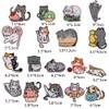 18 Pieces Cute Cats Iron-on Patches Set Cats Sew On