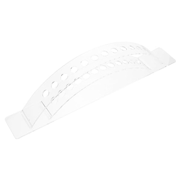 MERRYHAPY Acrylic Pen Holder with Arched Design Makeup Brush and