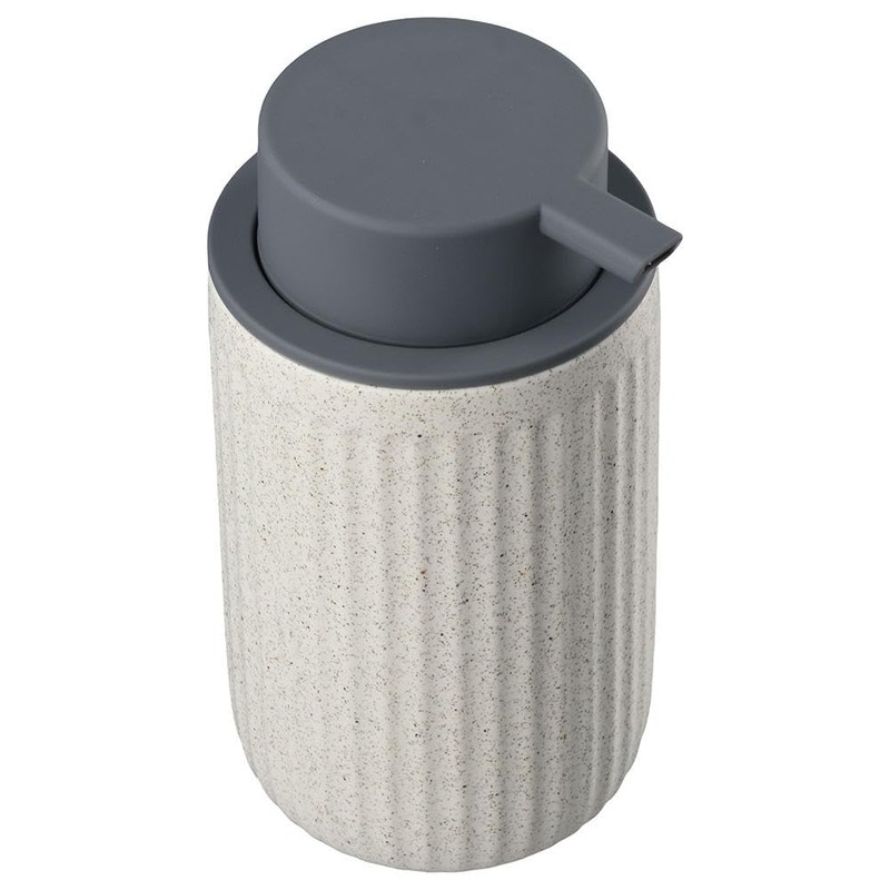 Benytro Simple Ceramic Foam Bottle Pressing Dispenser Bottle,Fillable Ceramic Hand