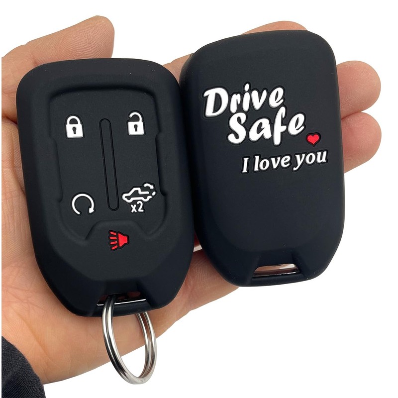 Smart Key Fob Cover for Chevy Silverado 1500 2500HD 3500HD