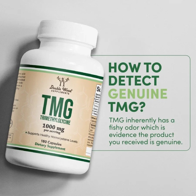 Double Wood Supplements TMG Trimethylglyci<wbr/>ne Supplement 1,000mg, 3 Month Supply