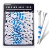 CHAMPKEY Premium 3 Prongs Golf Tees 50Pack/100 Pack Selectable -