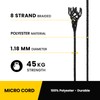 Kamu Synber Micro Cord 1.18mm Paracord Braided Rope 15m Spool