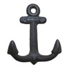 FTWDesign Anchor Double Coat Hook Made of Cast Iron