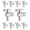 (Pack of 10) 1/4 Turn Angled Stop Valve 1/2" PEX