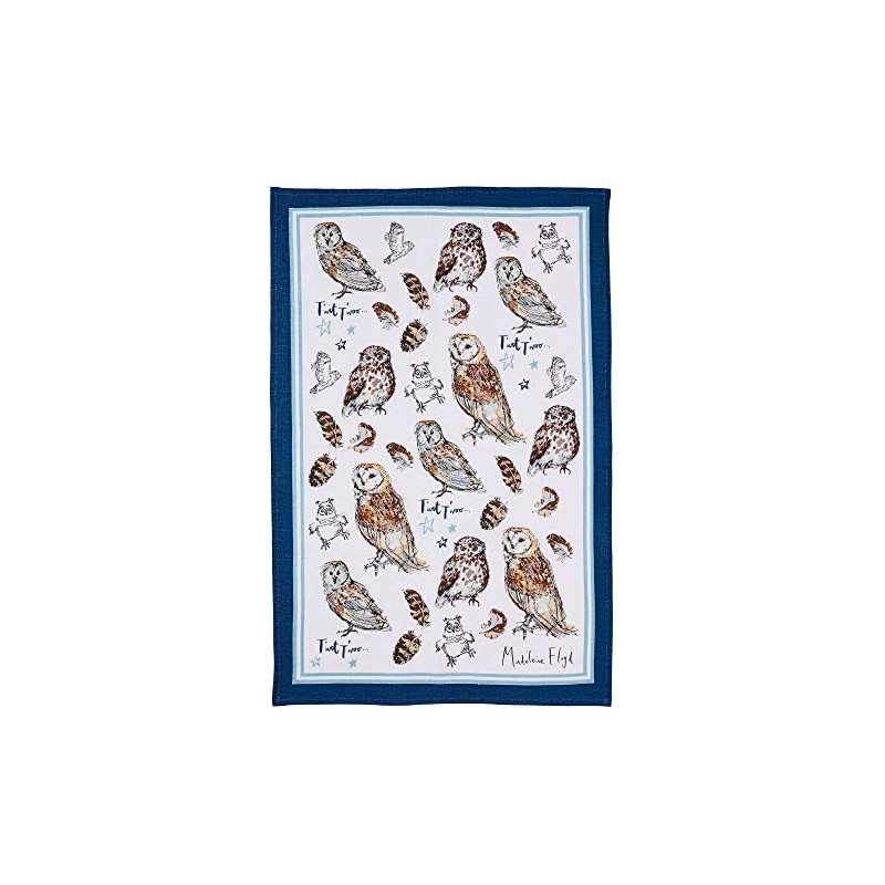 Ulster Weavers Mf Owls Cotton Tea Towel, Multicolor