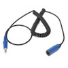 Rugged Radios Extension Coil Cord Cable for Intercoms
