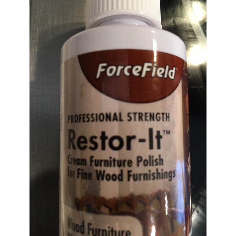 FORCEFIELD 4 Oz RESTORE IT FURNITURE POLISH PROTECTOR FINE WOOD