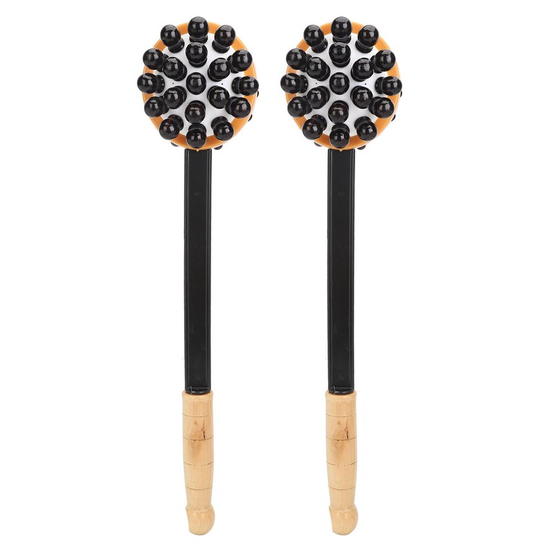 2pcs Massage Hammer Manual Meridian Back Massage Handheld Knock Back