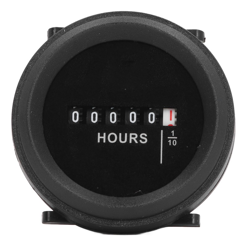 Round Hour Meter High Accuracy Quartz Mechanical Hour Meter for