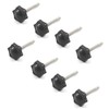 8Pcs M8x60mm Stainless Steel Thread Replacement Star Hand Knob Tightening