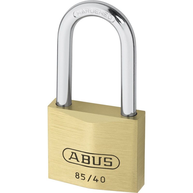 ABUS 02509 40mm Long Shackle Service Brass Padlock with 709
