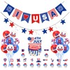 DACHUI 4th of July Patriotic Decorations Set, 36 Pcs Independence