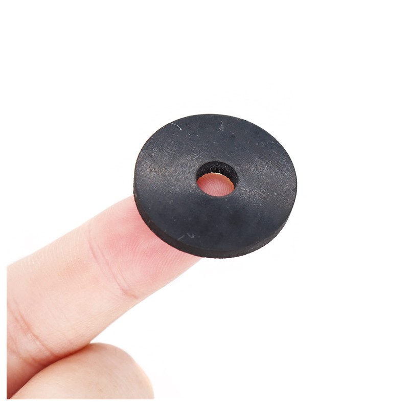 120pcs 1/4" ID(OD=1", 1/8" Thickness) Rubber Flat Washer Flat Rubber