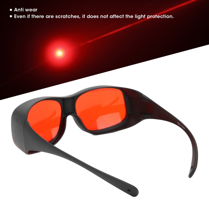 532NM Laser Safety Goggles with Red Lens Protecting Your Eyes