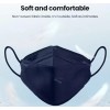 Elough 10 Pz Kn95 Mascarilla 4d Elough Azul Marino Gb2626