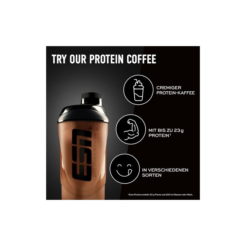 ESN Flexpresso Protein Coffee, Button Box, 5 x 30 g,
