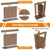 Hidden Door Hinge Pivot Hinge, 570LBS Load-Bearing Heavy Duty Pivot