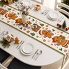 Christmas Decorations - Gingerbread House Candy Cane Xmas Table Runner