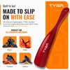 TYGA Shoe Horns, Snap-Proof Shoehorns, Flexible Strong Plastic (19cm) (2pk)