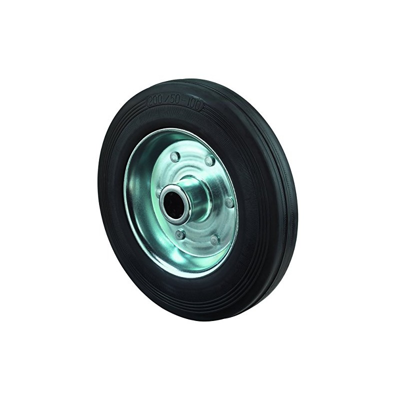 BS Castors Rubber Wheel Steel Wheel Body Roller Bearings 100