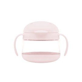 Ubbi Tweat No Spill Snack Container for Kids, BPA-Free, Toddler Snack Container, Blush Pink