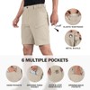 Stlight Men's Hiking Cargo Shorts 8"/10" Quick Dry Lightweight Casual