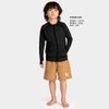 Actleis al20010 Kids Rash Guard, Long Sleeve, No Hood, Pockets,