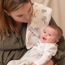 Wrendale Designs - Little Savannah' African Animal Muslin Gift Set