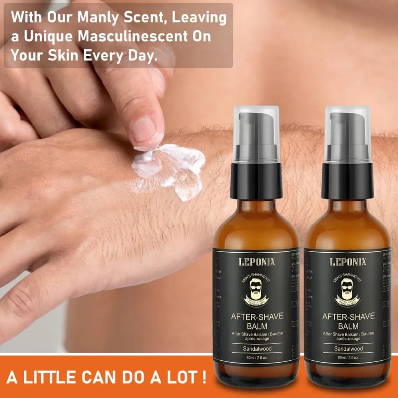 Bálsamo Para Después Del Afeitado Leponix Sandalwood 120 Ml,