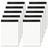 10 Pack A6 Notepad Small Lined Writing Notepads 4 x