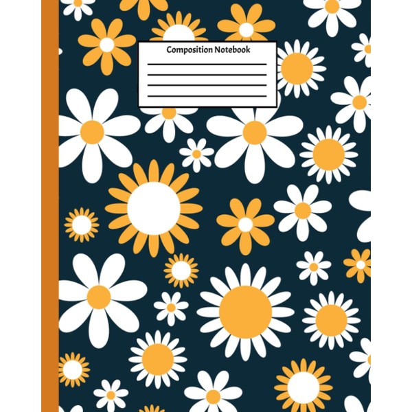 Composition Notebook: Back-to-School Notebook | Wide Ruled | 8 x