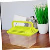Hohopeti Handheld Tortoise Living Tank Portable Aquarium Feeding Container for