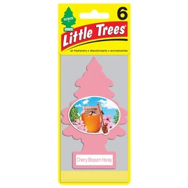 Little Tree Air Freshener 6pac (Cherry Blossom Honey) Value Set of 6! LittleTree Air Freshener, Cherry Blossom Honey, Set of 6