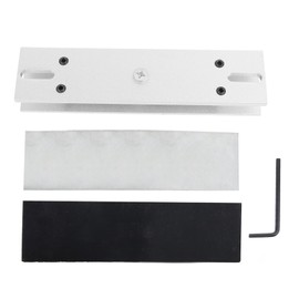 U Shape Bracket, Heavy Duty Door Security Brackets, Magnetic Door Lock U Bracket, for Magnetic Lock, 617LBS Capacity, Lightweight, for Glass Metal Wood Door