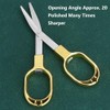 Mini Safety Scissors, Stainless Steel Glasses Shape, Mini Scissors, Foldable