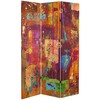 Oriental Furniture 6 ft. Tall India Double Sided Canvas Room