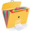 13 Pocket Expanding File Folder Accordian File Organizer, A4 Letter