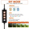 hygger Dual Channel Submersible Aquarium Light,12W Fish Tank LED Light