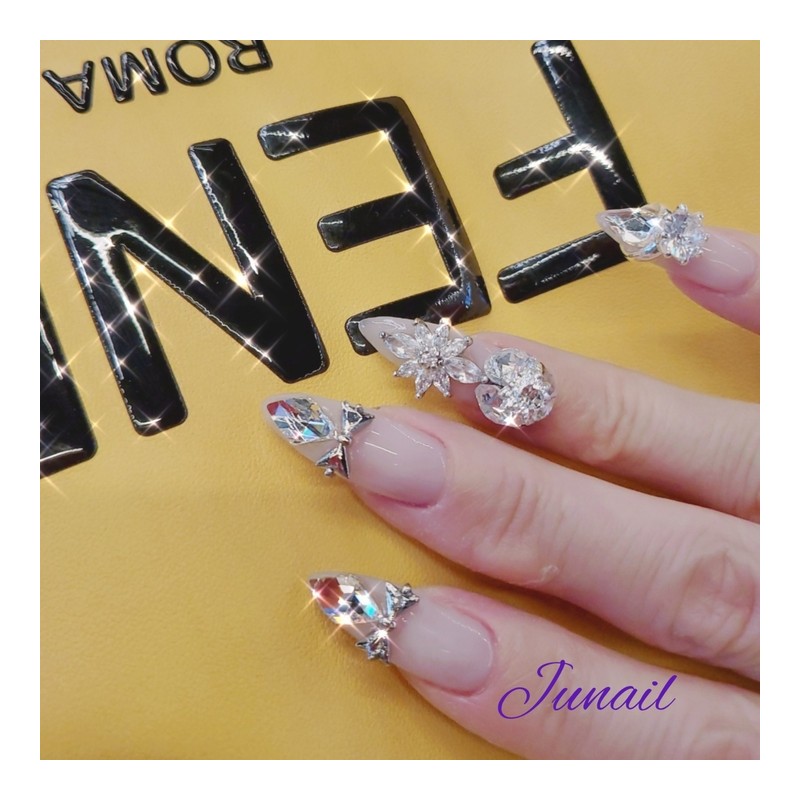 ⭐️ Gorgeous handmade nail tips ✨ - Long stiletto /