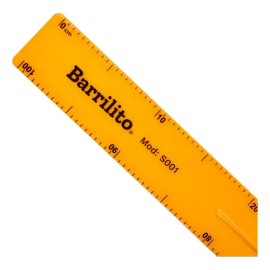 Metro De Plástico Para Uso De Profesores (regla 100 Cm.) Color Amarillo                                                                               