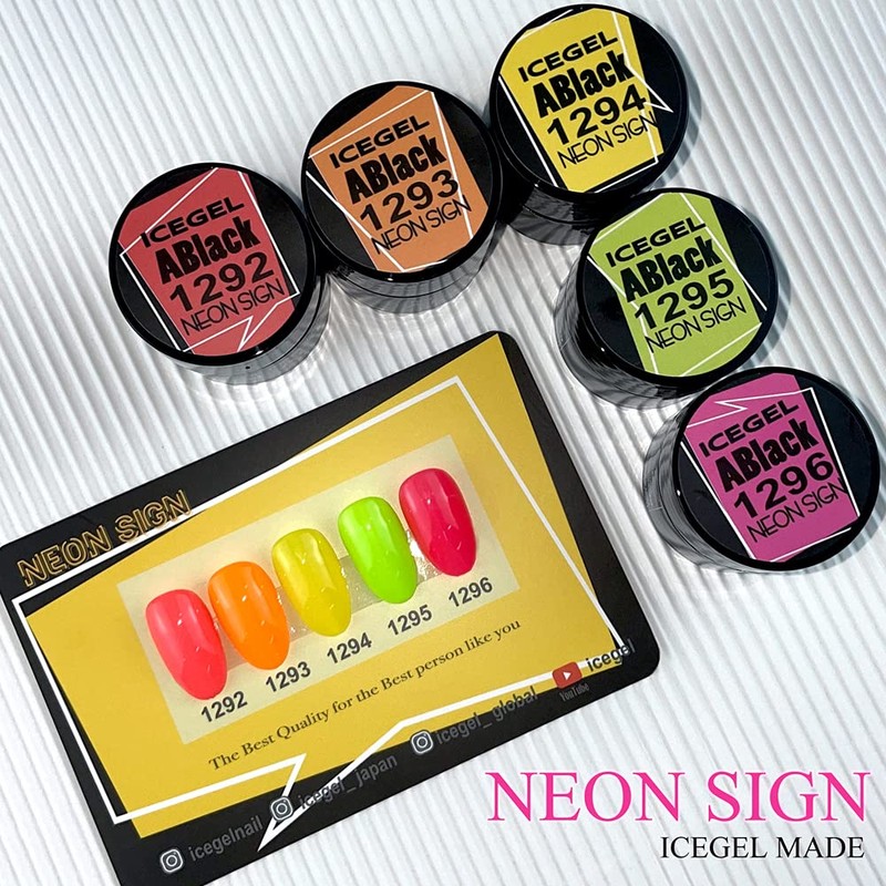 ICE GEL ABLACK Neon Sign Gel 1292 3g