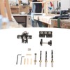 Dowel Jig Quick Precise Positioning Hole Drill Locator Aluminum Alloy