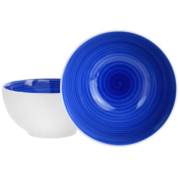 Gibson Home Crenshaw 7 Inch 2 Piece Stoneware Bistro Bowl